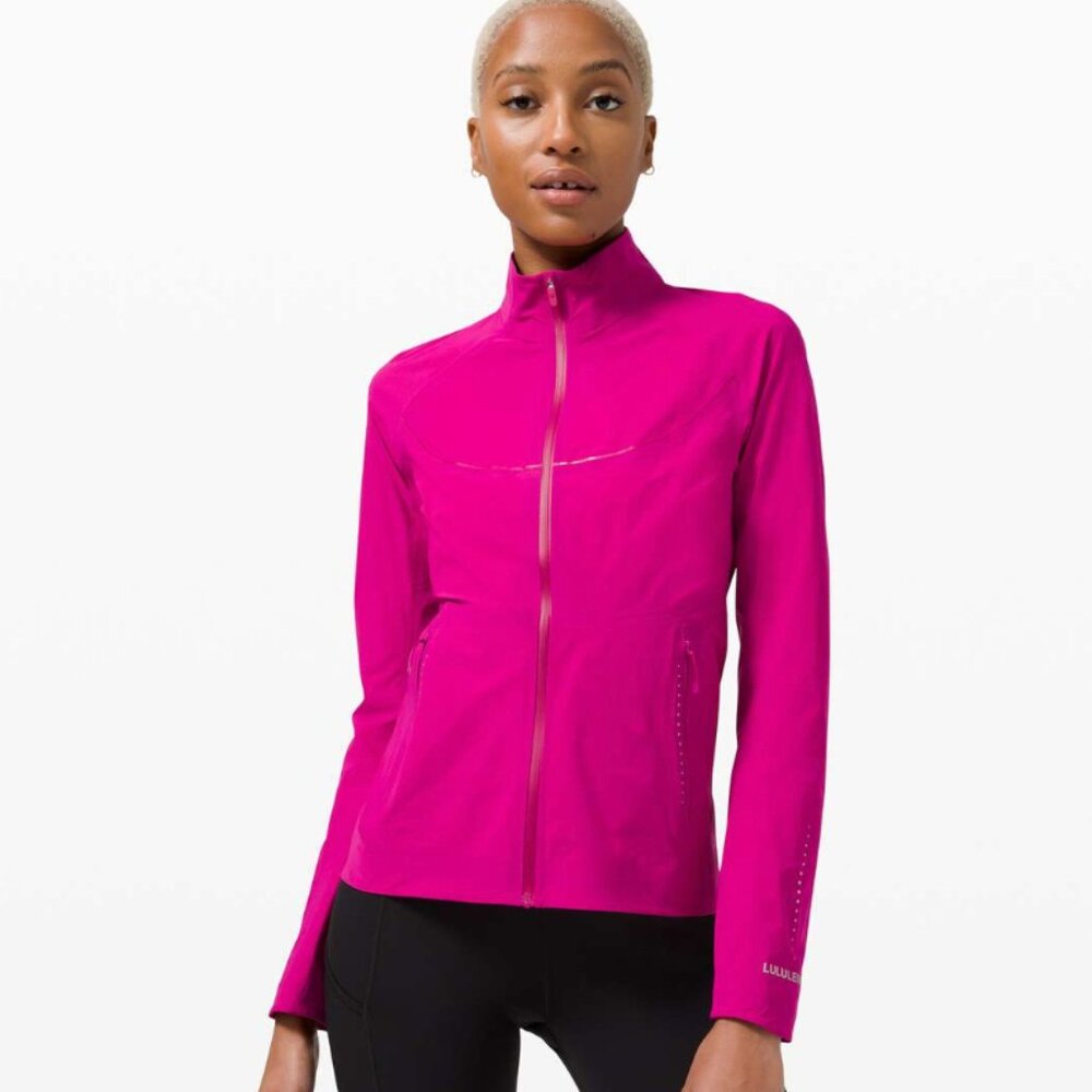 Lululemon Fast and Free Windbreaker Ripened Raspberry